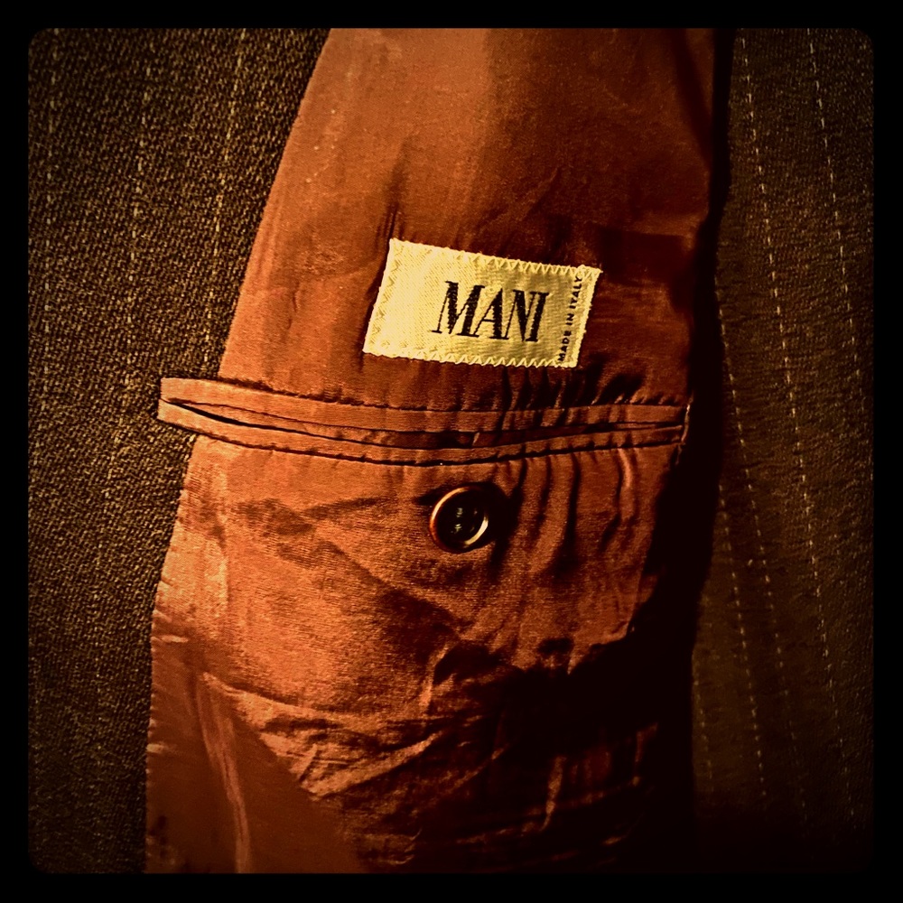 Armani Pinstripe Single Breasted Suit